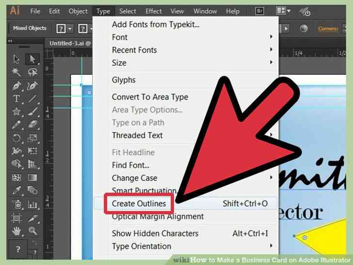 Image intitulée Faire une Carte de visite sur Adobe Illustrator Étape 9